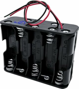 Support de boîtier de batterie AAA avec fils, soudure de connexion de boîtier en plastique ABS, 4PCs