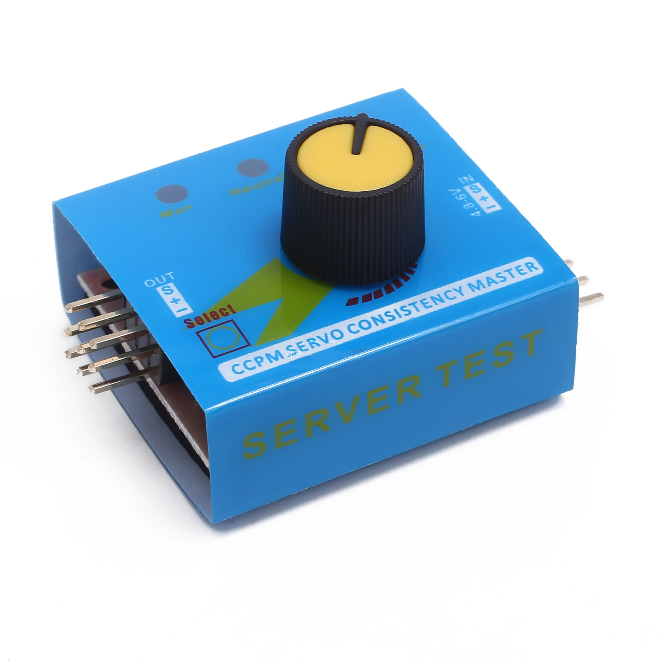 Testeur de servomoteur avec voyant lumineux, test d'engrenage, vérificateur principal de cohérence CCPM, 3CH, 4.8-6V - الصورة 2