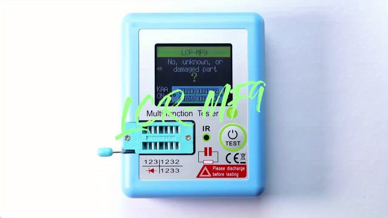 LCR-MF9 USB Rechargeable Digital LCR Meter, h0.01 précision Multifonction Testeur - الصورة 8