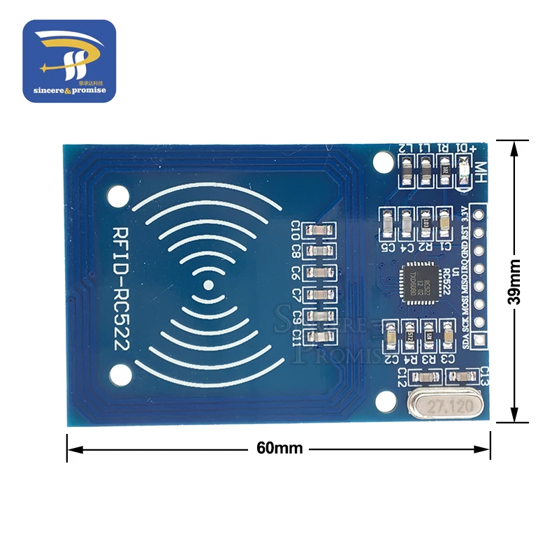 MFRC-522 RC-522 antenne RC522 13.56 Mhz RFID - الصورة 5