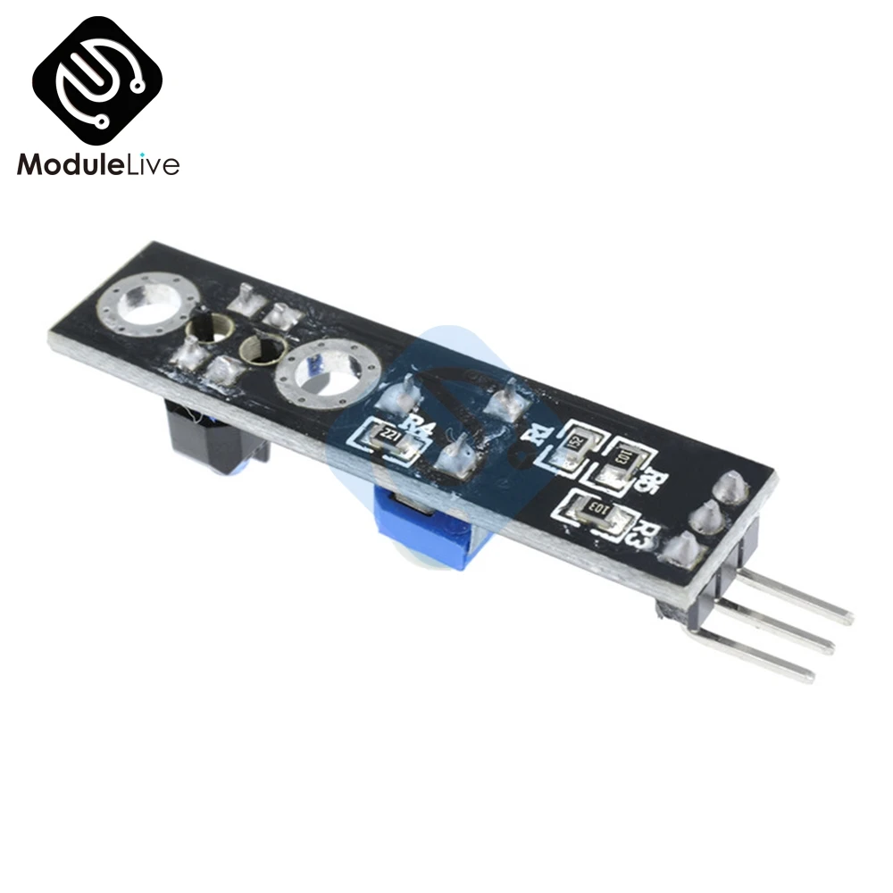 capteur IR réfléchissant infrarouge TCRT5000, Module de suivi de ligne 3.3-5V pour voiture intelligente - الصورة 5