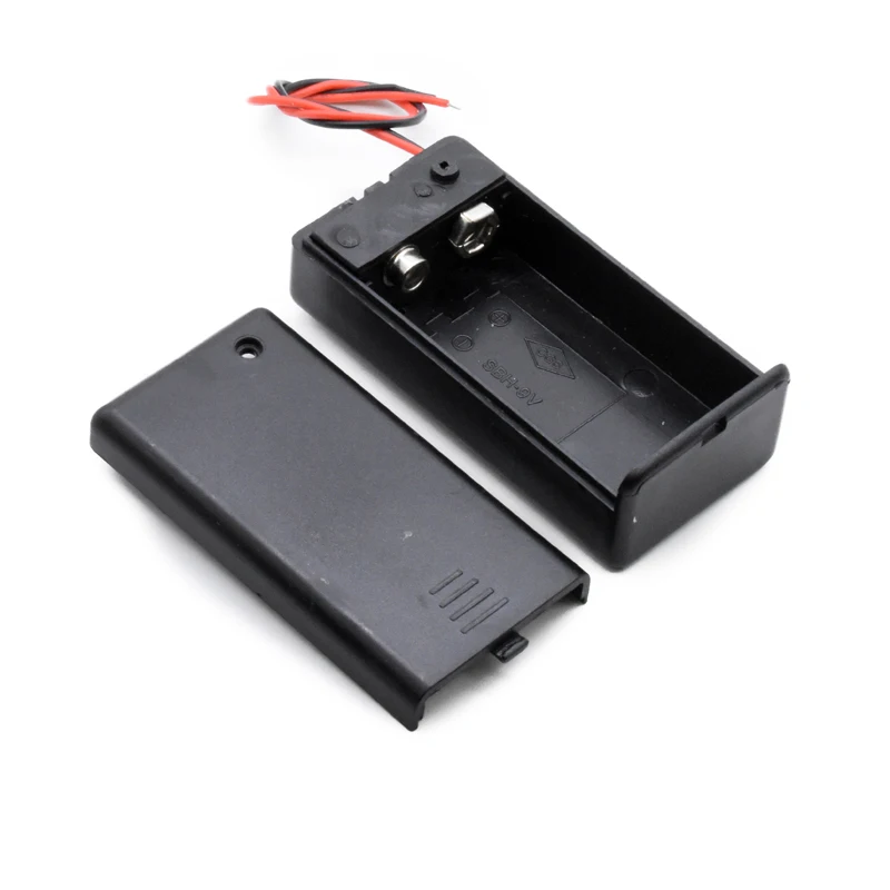 support Batterie 9V avec fil plomb couvercle de commutateur marche/arrêt - الصورة 6