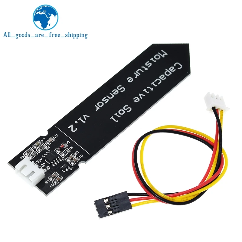 Capteur d'humidité du sol, , fil de tension large 3.3 ~ 5.5V, degré de corrosion avec gravité, - الصورة 5