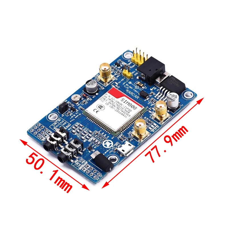 SIM808 au lieu du module SIM908, carte de développement GPS GSM GPRS IPX SMA avec antenne GPS - الصورة 2