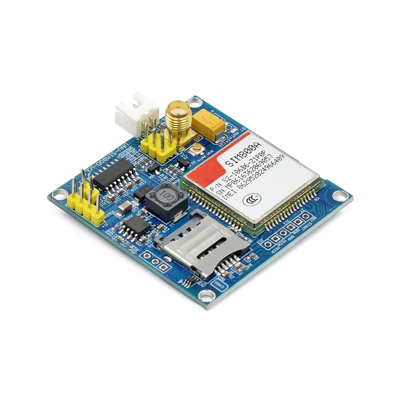 SIM900A Module d'extension sans fil GSM GPRS STM32 antenne de carte testée - الصورة 3