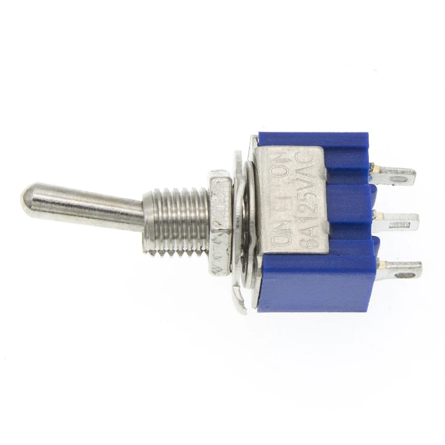 Mini interrupteur à levier de haute qualité, 12 a 125v ac/3a 250v ac, marche/arrêt - الصورة 6