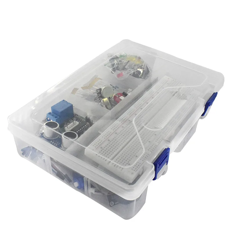 Kit de Démarrage pour Ardu37Uno R3, Platine de Prototypage et Support Moteur Pas à Pas/Servo /1602 LCD/Fil de Cavalier/UNO R3 - الصورة 2