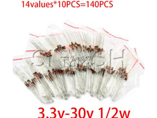 Diode Zener 3.3v-30v 1/2w