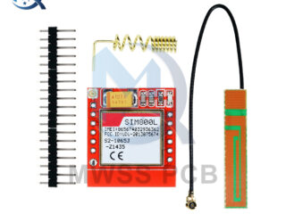 Mini SIM800L GStore S Tech Core, 3.7V-4.2V, Façades, Bande TTL, Port Série,