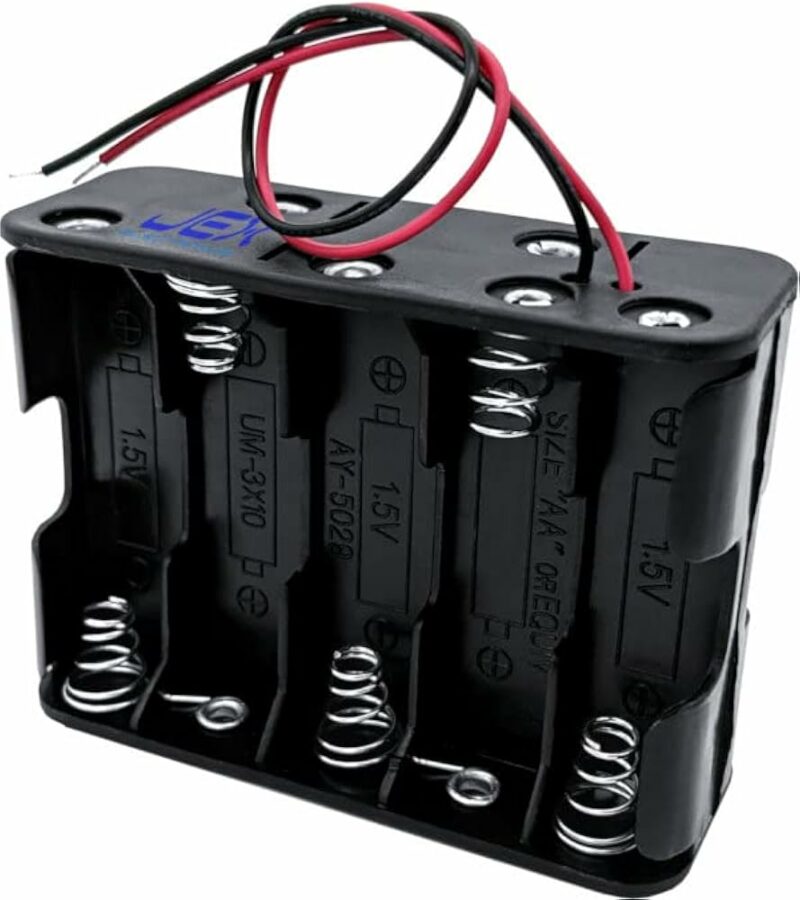 Support de boîtier de batterie AAA avec fils, soudure de connexion de boîtier en plastique ABS,  4PCs