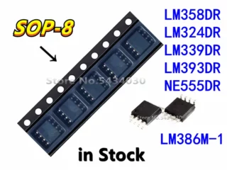 LM358 LM393 LM339 LM324 SOP SMD   LM386 -