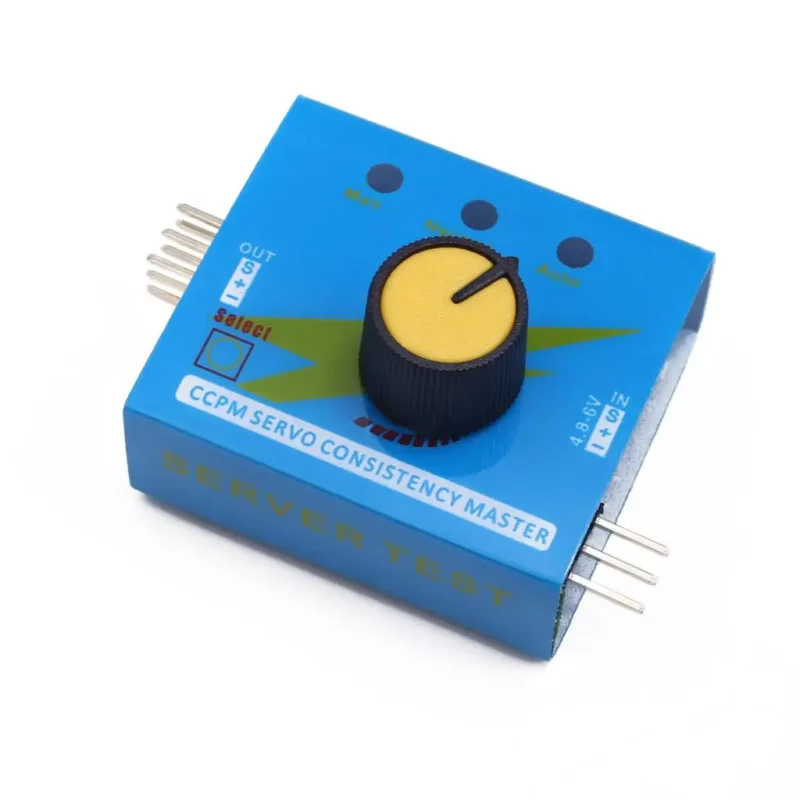 Testeur de servomoteur avec voyant lumineux, test d'engrenage, vérificateur principal de cohérence CCPM, 3CH, 4.8-6V
