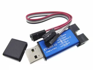 simulateur de téléchargement de programmeur STM32, , st-link V2 Mini STM8,