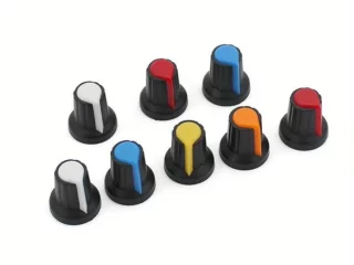 WH148 boutons de potentiomètre 15X17mm 6mm potentiomètre boutons capuchon