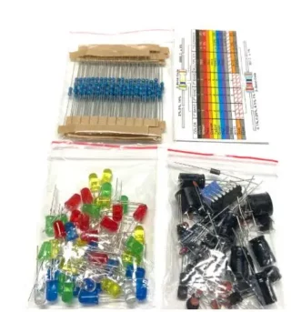 Kit électronique de bricolage, Pack d'accessoires,
