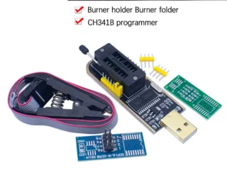 CH341A 24 25 série EEPROM Flash BIOS CH341 Module de programmeur USB + Clip de Test SOIC8 SOP8 pour EEPROM