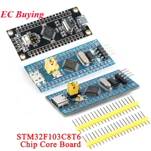 ⁦2  STM32F103C8T6 ARM  puce type-c interface Module de carte de développement de système à noyau Minimum⁩ - الصورة ⁦2⁩