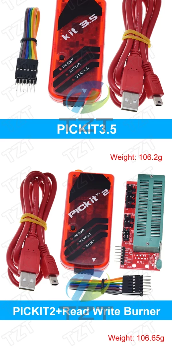⁦Programmeur TZT PICKit2  adaptateur de programmation, siège de programmeur universel⁩ - الصورة ⁦7⁩