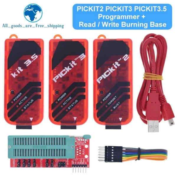 ⁦Programmeur TZT PICKit2  adaptateur de programmation, siège de programmeur universel⁩ - الصورة ⁦2⁩