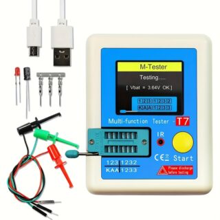 Testeur de transistor LCR-T7, testeur de diode TFT, testeur multifonctionnel rechargeable  ,