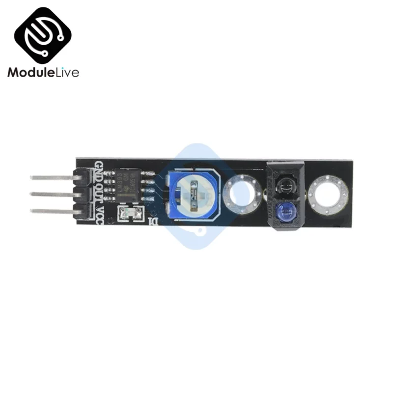 ⁦capteur IR réfléchissant infrarouge TCRT5000,  Module de suivi de ligne  3.3-5V pour voiture intelligente⁩ - الصورة ⁦6⁩