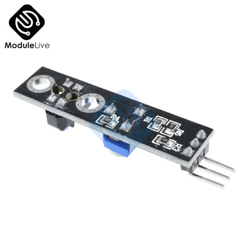⁦capteur IR réfléchissant infrarouge TCRT5000,  Module de suivi de ligne  3.3-5V pour voiture intelligente⁩ - الصورة ⁦5⁩