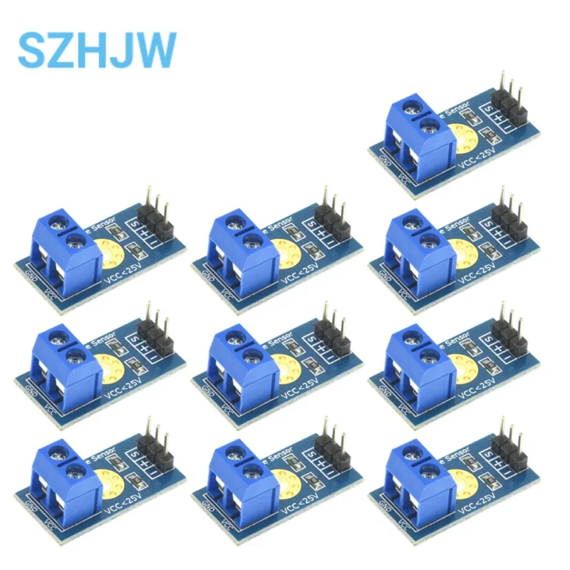 ⁦Module de détection de tension, capteur de tension pour blocs de construction électroniques Arduino,⁩ - الصورة ⁦2⁩