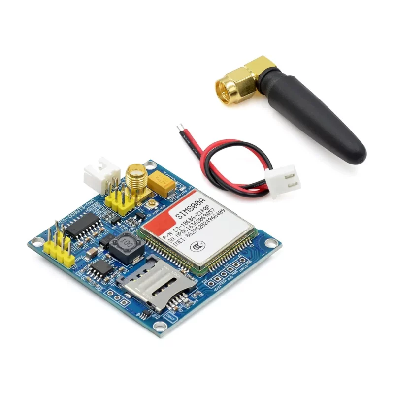 ⁦SIM900A Module d'extension sans fil GSM GPRS STM32 antenne de carte testée⁩ - الصورة ⁦2⁩
