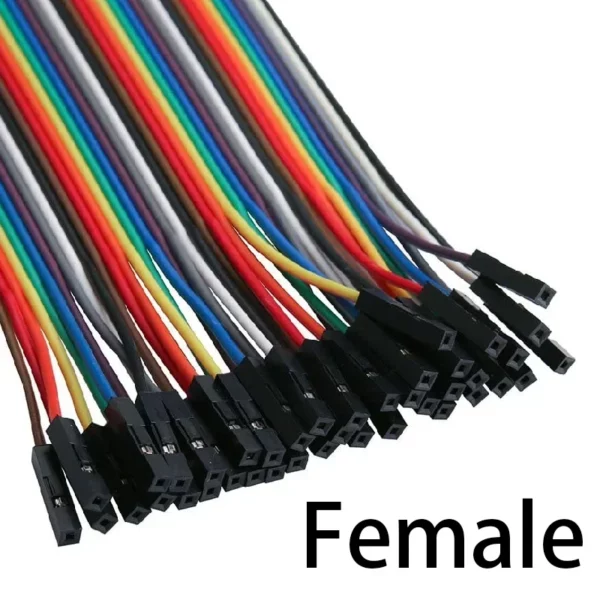 ⁦fil de raccordement ligne DuPont câble connexion mâle à mâle + femelle à femelle et mâle à femelle⁩ - الصورة ⁦3⁩