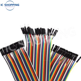 fil de raccordement ligne DuPont câble connexion mâle à mâle + femelle à femelle et mâle à femelle