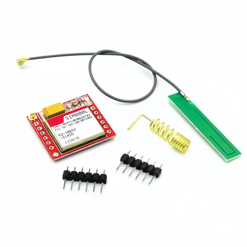 ⁦Module GSM GPRS sans fil SIM800L V2.0 5V, quadri-bande avec antenne, carte Micro SIM, carte centrale, Port série TTL pour arduino⁩ - الصورة ⁦3⁩