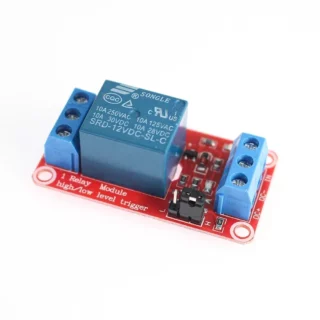 Module de relais à 1 canal 5V 12V avec prise en charge d'optocoupleur déclencheur de niveau haut et bas