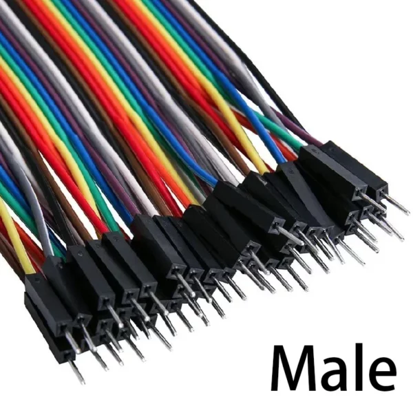 ⁦fil de raccordement ligne DuPont câble connexion mâle à mâle + femelle à femelle et mâle à femelle⁩ - الصورة ⁦4⁩
