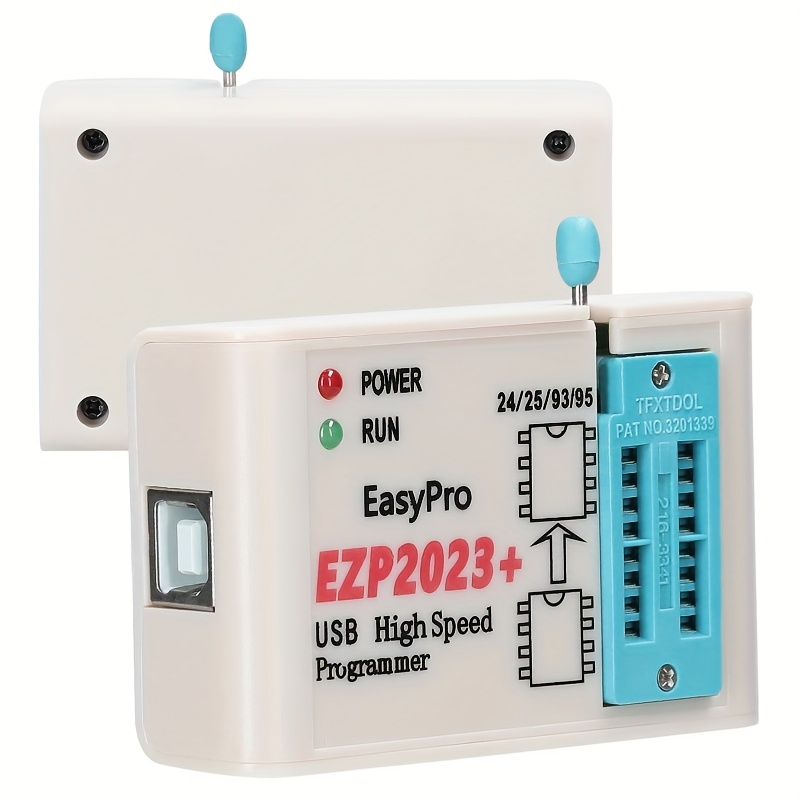 Programmeur USB SPI haute vitesse EZP2023 avec 12 adaptateurs compatible avec les puces EEPROM 24, 25, 26, 93, 95 et BIOS Flash 25, supérieur à EZP2019 - الصورة 5